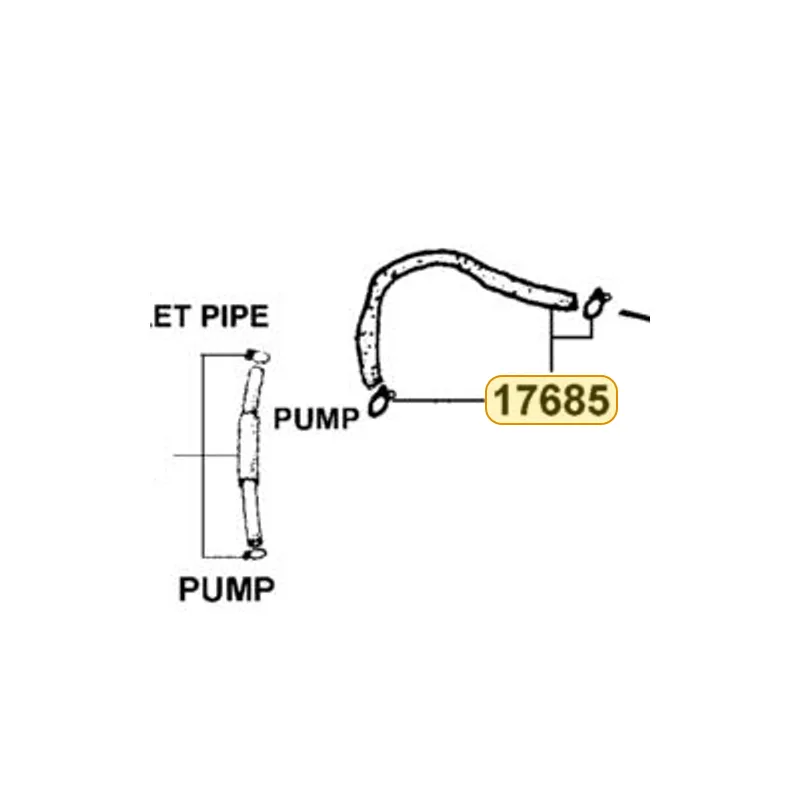 17685-ACK5-M30 "TUBE ASSY., PUMP-CARB." — diagram cutout