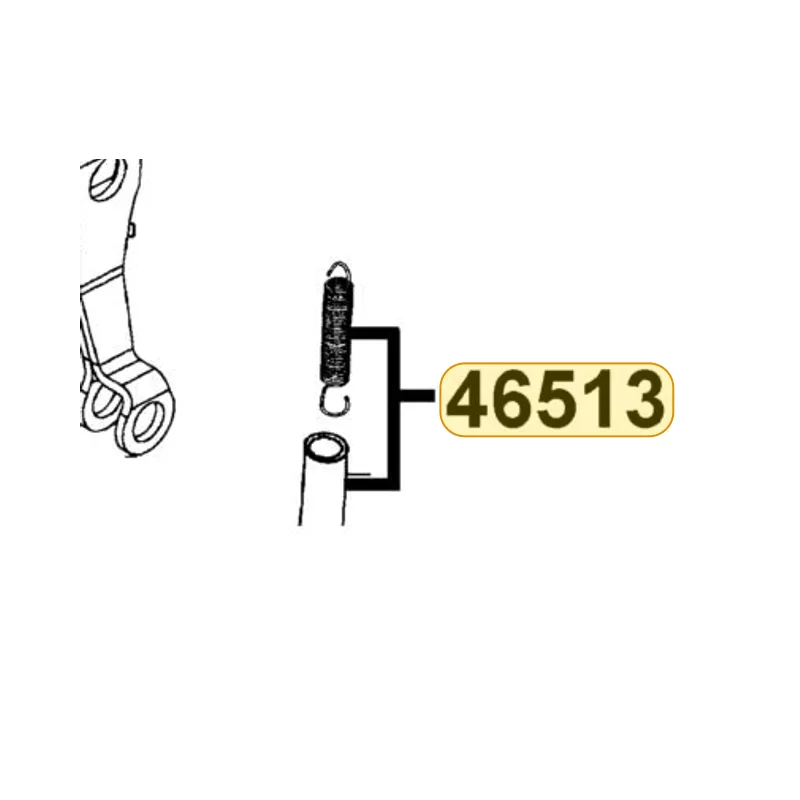 46513-KUDU-C00 SPG ASSY BRK ARM — diagram cutout