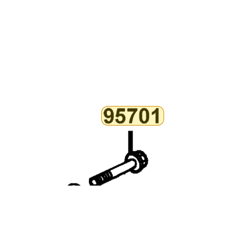 95701-06032-08 BOLT FLANGE 6*32 — diagram cutout
