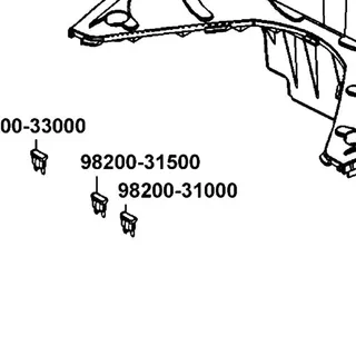 98200-31000 BLADE FUSE 10A