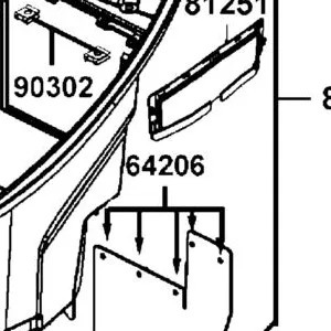 64206-MLJ0-001 NUT SPEED 4MM — diagram cutout