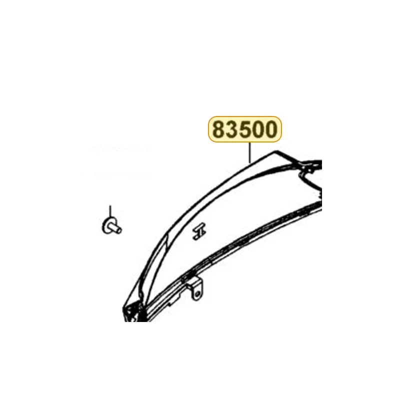 83500-AAA8-BA0-1DP "COVER, R BODY" — diagram cutout