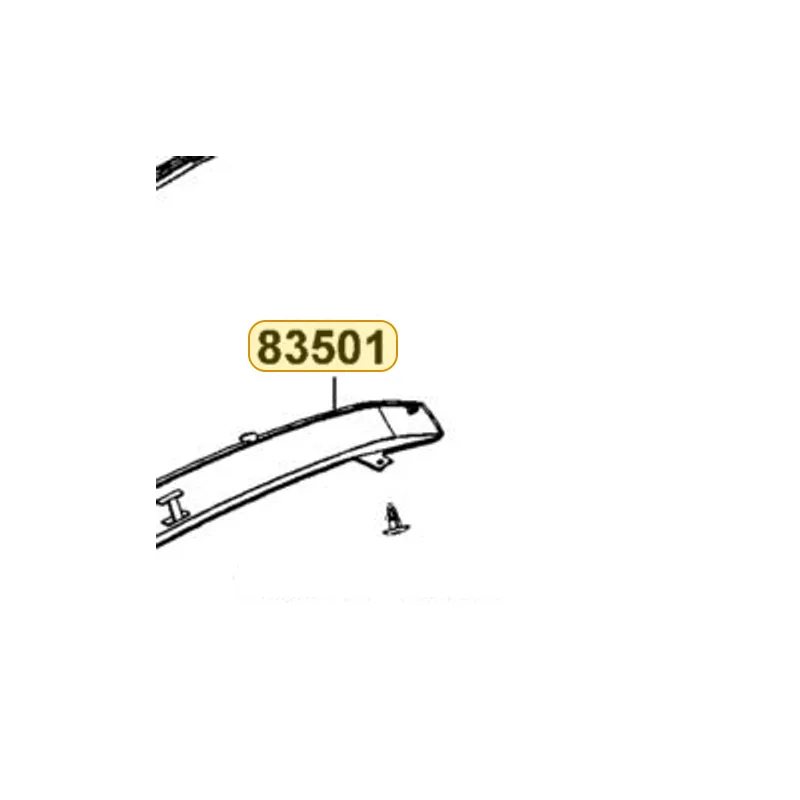 83501-AAA8-BA0-1DP "MOLDING, R SIDE" — diagram cutout