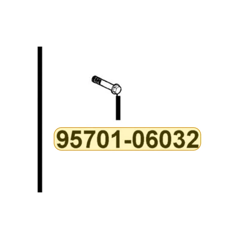 95701-06032-08G BOLT FLANGE 6*32 — diagram cutout