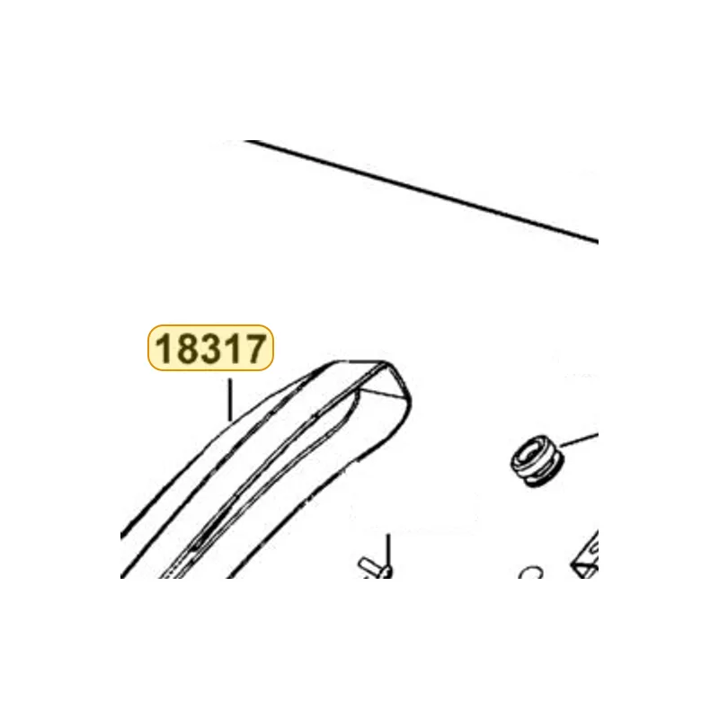 18317-AAA8-BA0-N1R "PROTELTOR, A MUFFLER" — diagram cutout