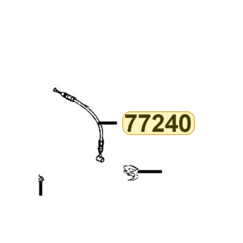 77240-LDC8-E10 CABLE COMP SEAT LOCK — diagram cutout