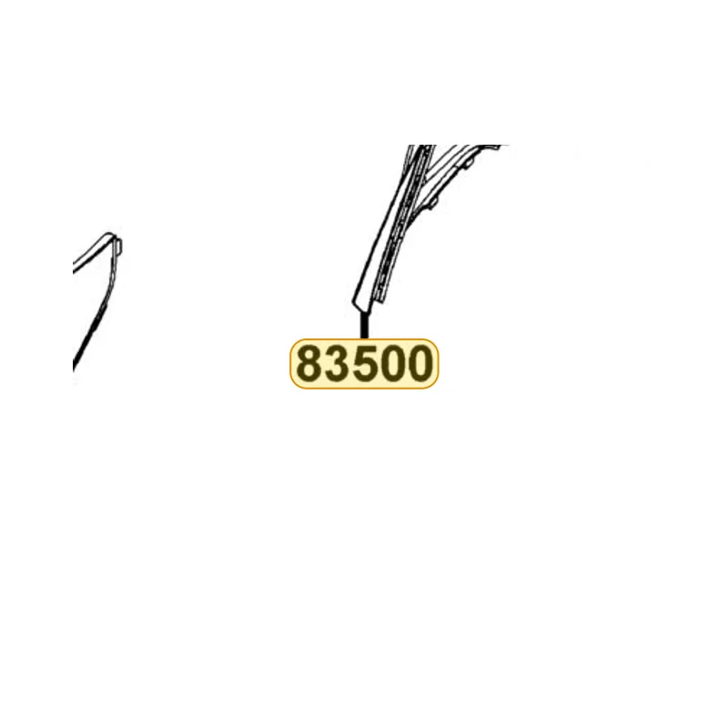 83500-LDF7-E10-BAP COVER R BODY — diagram cutout