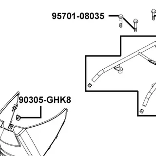 95701-08035-07 BOLT FLANGE 8*35 — diagram cutout