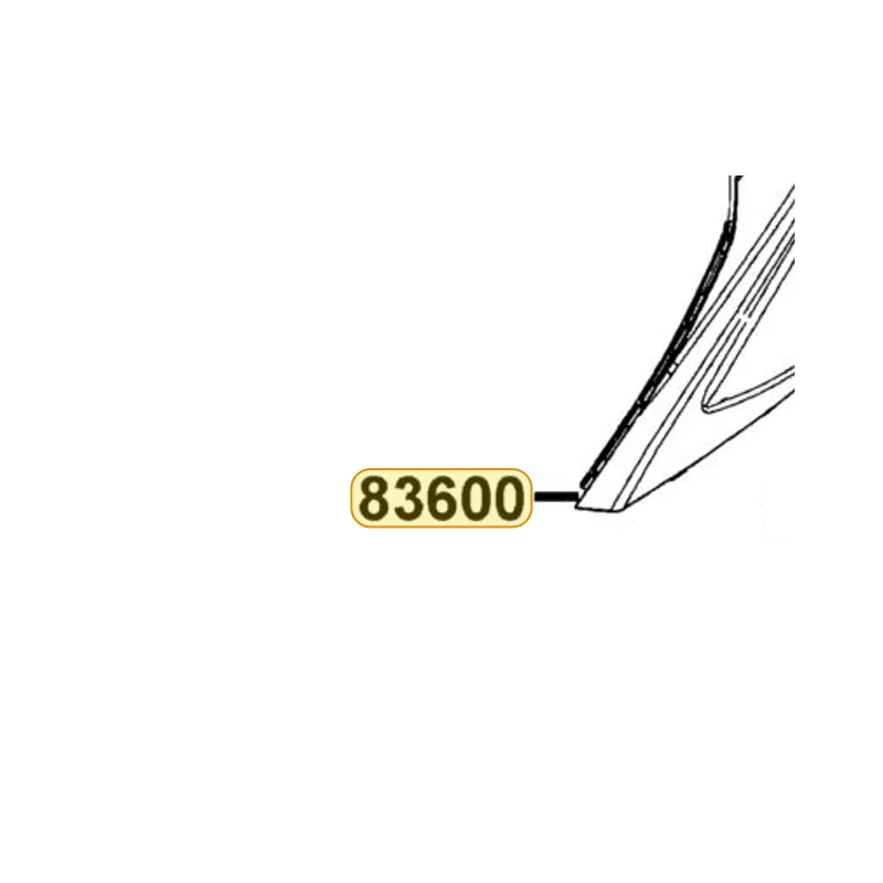 83600-LDF7-E10-N1P COVER L BODY — diagram cutout