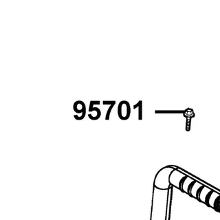 95701-06022-06 BOLT FLANGE 6*22 — diagram cutout