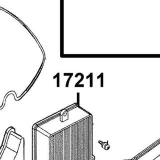 17211-LDF7-E00 ELEMENT COMP AIR/C — diagram cutout