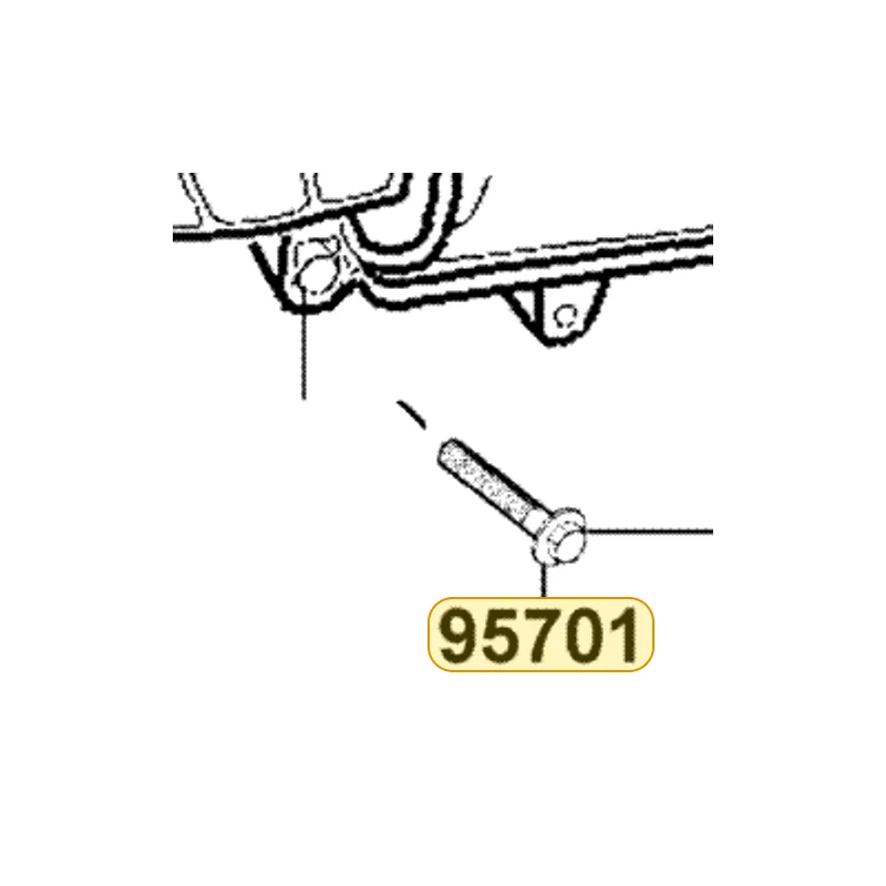 95701-06040-08 BOLT FLANGE 6*40 — diagram cutout