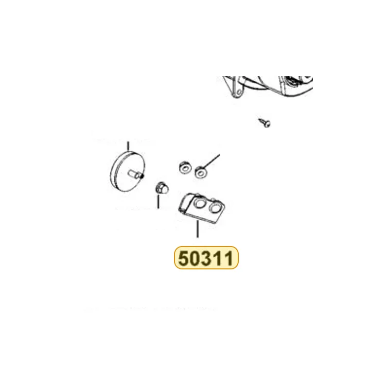 50311-ACK5-M30 "STAY COMP., REFLECTOR RH. RR" — diagram cutout