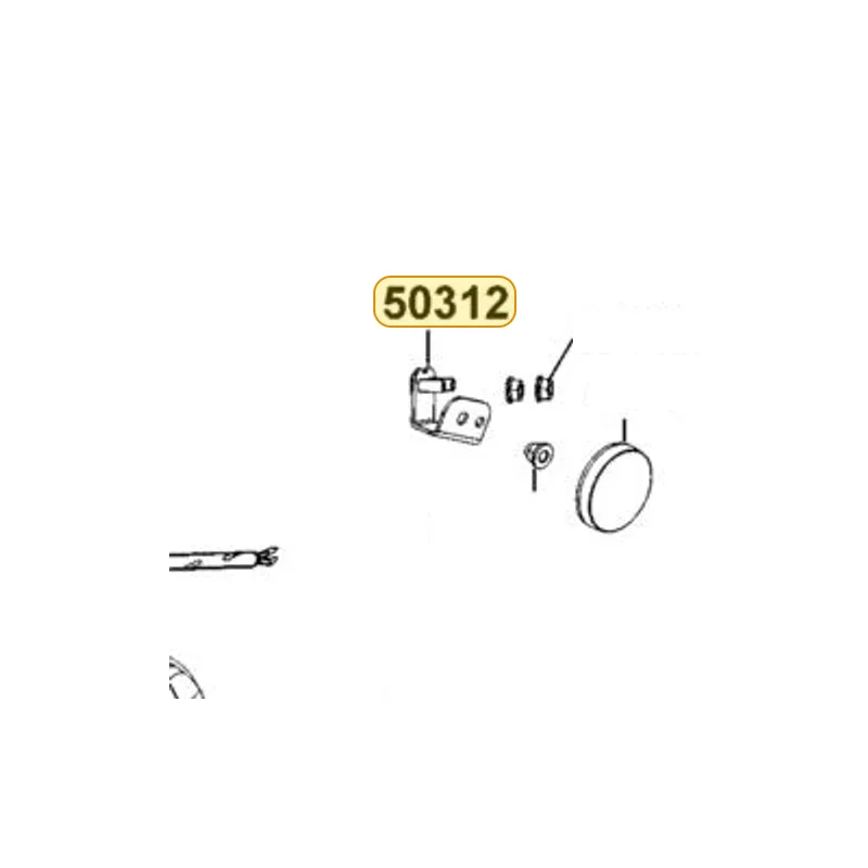 50312-ACK5-M30 "STAY COMP., REFLECTOR LH. RR" — diagram cutout