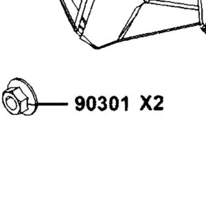 90301-LAC5-671 NUT FLANGE 6MM — diagram cutout