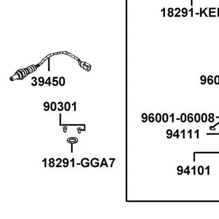 18291-GGA7-C01 GASKET EXH PIPE — diagram cutout