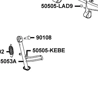 50505-KEBE-C00 STOPPER RUBBER — diagram cutout