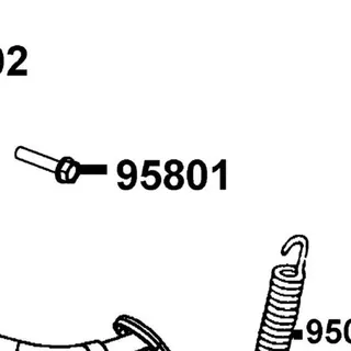 95801-10025-08 BOLT FLANGE 10*25 — diagram cutout