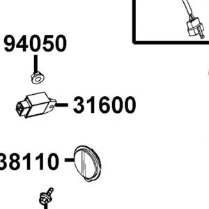 31600-KUDU-C00 REG REC COMP — diagram cutout