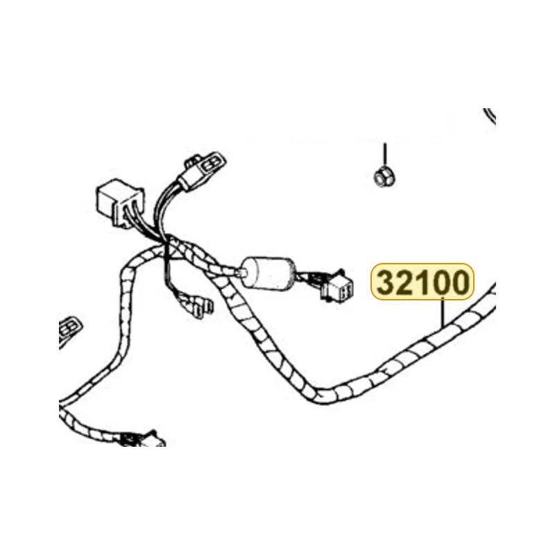 32100-ACK5-M30 HARNESS WIRE — diagram cutout