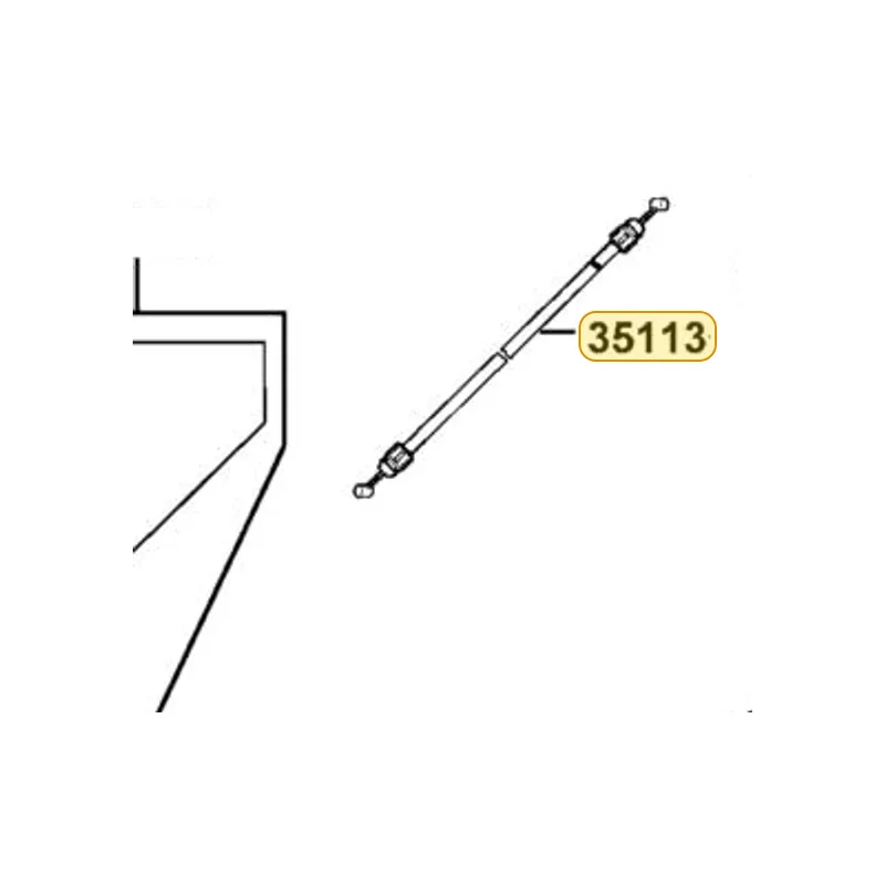 35113-AAA8-BA0 CABLE HOOK & HANGER — diagram cutout