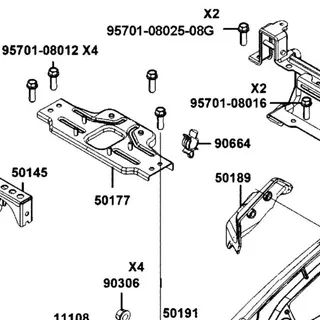 95701-08025-08G BOLT FLANGE 8*25 (C) — diagram cutout
