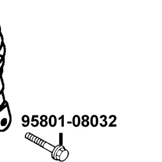 95801-08032-08 BOLT FLANGE 8*32 — diagram cutout