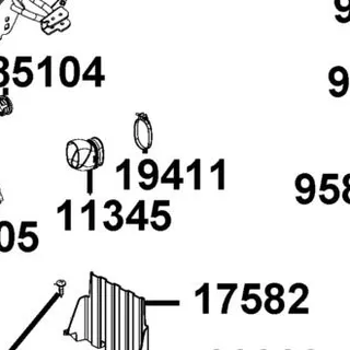19411-KNBN-C00 CLIP HOSE — diagram cutout