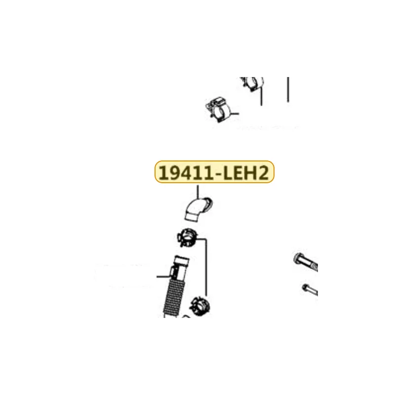 19411-LEH2-B50 COVER DUCT COOLING — diagram cutout