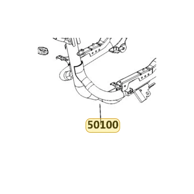 50100-ACK5-M30 "BODY COMP., FRAME" — diagram cutout