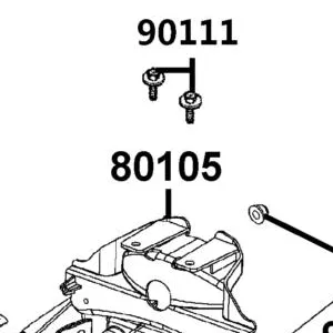 80105-LDF7-E10-N1R FENDER A RR — diagram cutout