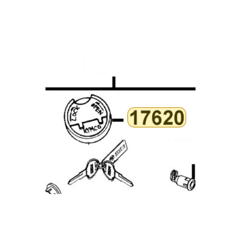 17620-LDF7-M30 CAP COMP FUEL FILLER — diagram cutout