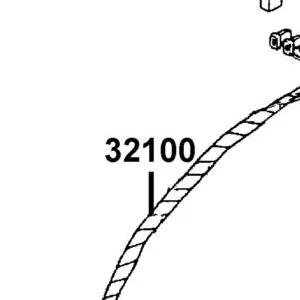 32100-LDF7-M30 HARNESS WIRE — diagram cutout