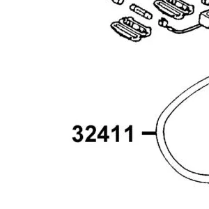 32411-LDF7-E10 CABLE BAT — diagram cutout