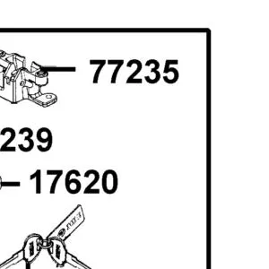 77235-KGC4-C00 SEAT CATCH COMP — diagram cutout
