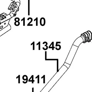11345-LDF7-E10 DUCT L COVER — diagram cutout