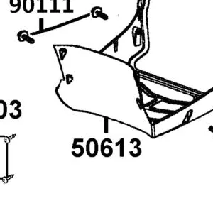 50613-LCB9-C11-N1R COVER UNDER — diagram cutout