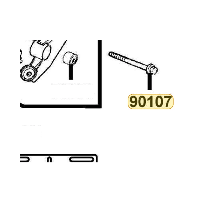 90107-KUDU-900 BOLT FLANGE 10X188 — diagram cutout
