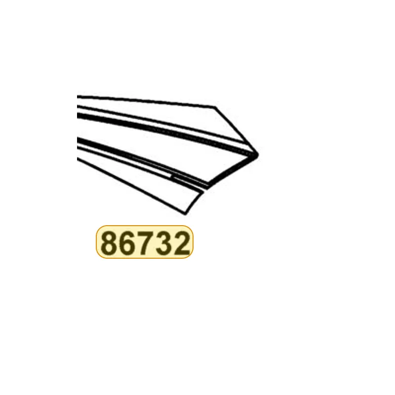 86732-LDC8-E10-T02 STRIPE R LEG SHIELD — diagram cutout