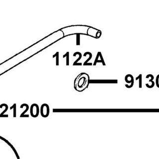 1122A-LDF7-E10 TUBE ASSY MISSION BREATHER — diagram cutout