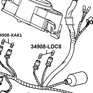 34908-LDC8-E10 BULB WEDGE BASE — diagram cutout