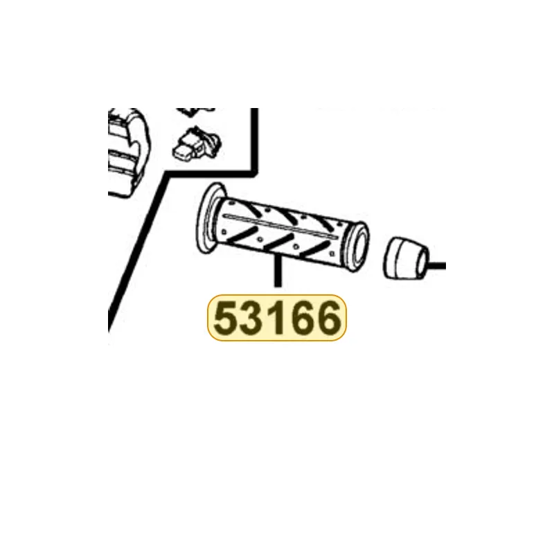 53166-KNBN-C00 GRIP L HANDLE — diagram cutout