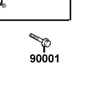 90001-GBHB-C13 BOLT FLANGE SHF 6*40 — diagram cutout