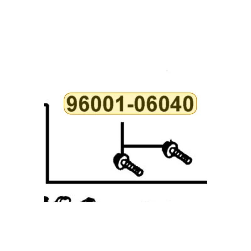 96001-06040-08G BOLT FLANGE SH 6*40 (CG) — diagram cutout