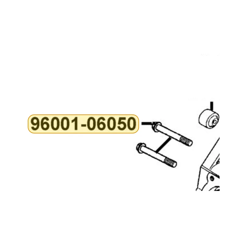 96001-06050-08G BOLT FLANGE SH 6*50 (C) — diagram cutout