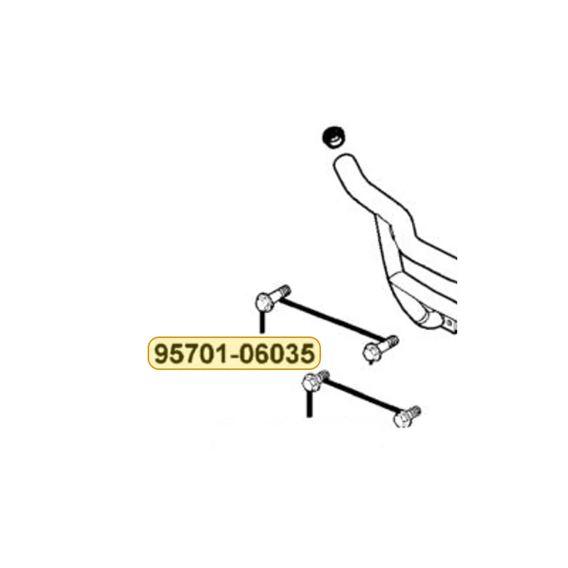 95701-06035-08G BOLT FLANGE 6*35 — diagram cutout