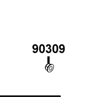 90309-PUA3-B50 NTU FLANGE 8MM — diagram cutout
