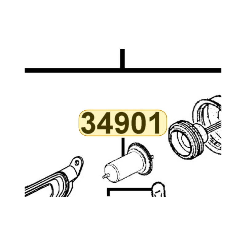 34901-LBA8-E80 BULB HEAD LIGHT — diagram cutout