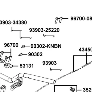 90302-KNBN-C01 BOLT PAN 5*15.5(K) — diagram cutout