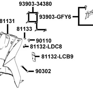 81132-LDC8-E10-N1R HOOK LUGGAGE — diagram cutout